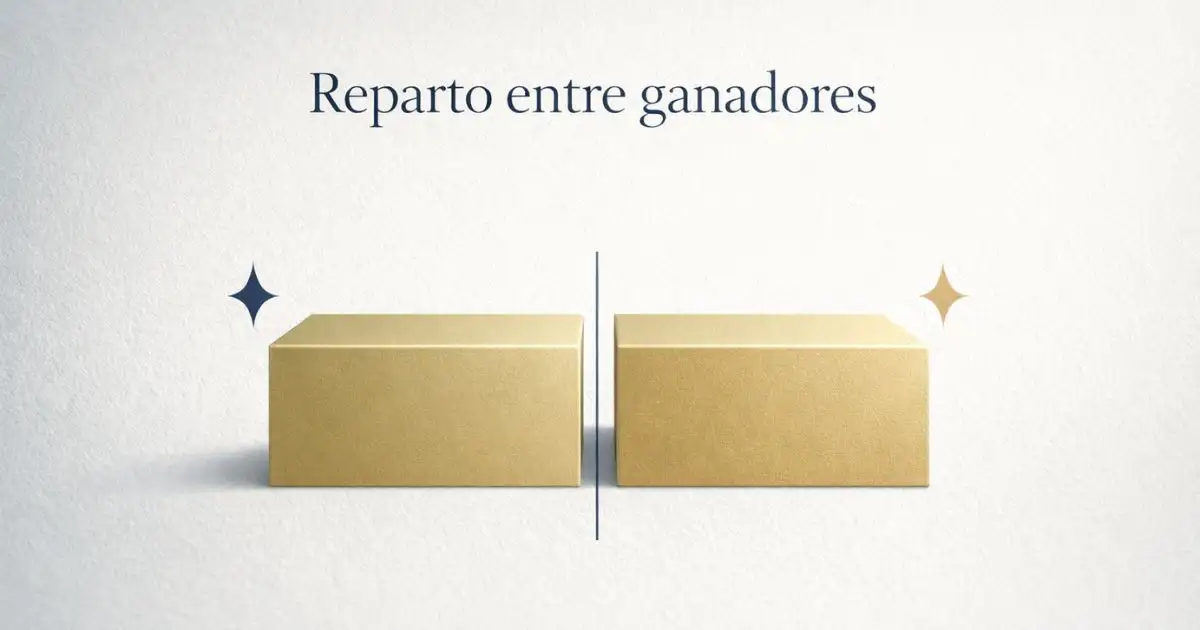 Reparto oficial entre ganadores cuando un premio del Euromillones se comparte